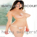 Horny swingers